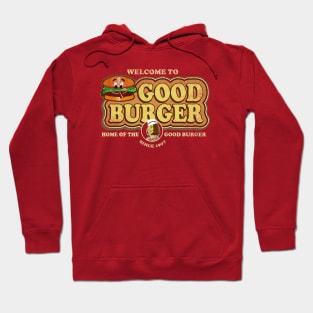 Welcome to Good Burger Worn Dks Hoodie
